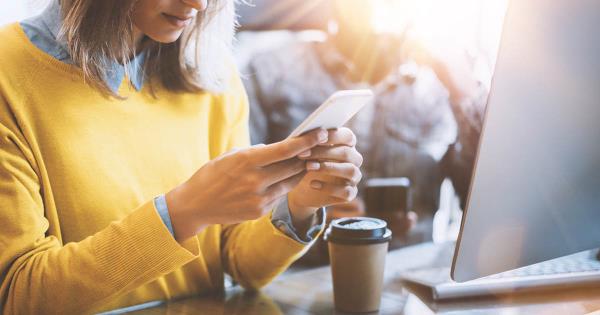 woman using cell phone